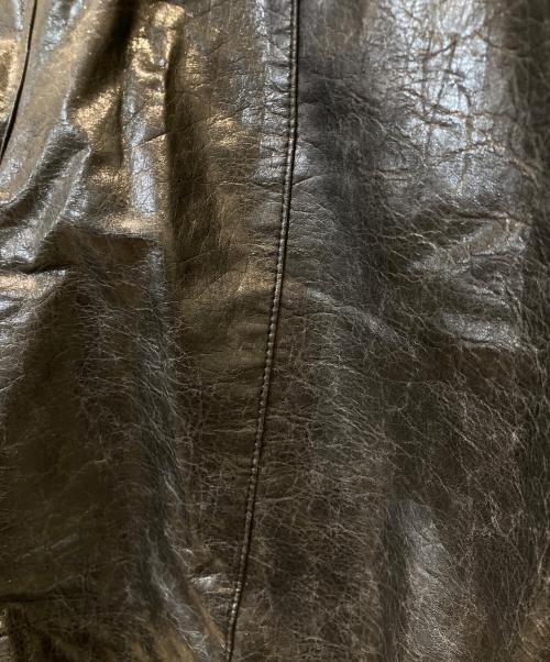 THEILMA（ザイルマ）THEILMA (ザイルマ) フェイクレザーショーツ ブラック サイズ:Sの古着・服飾アイテム