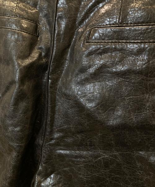 THEILMA（ザイルマ）THEILMA (ザイルマ) フェイクレザーショーツ ブラック サイズ:Sの古着・服飾アイテム