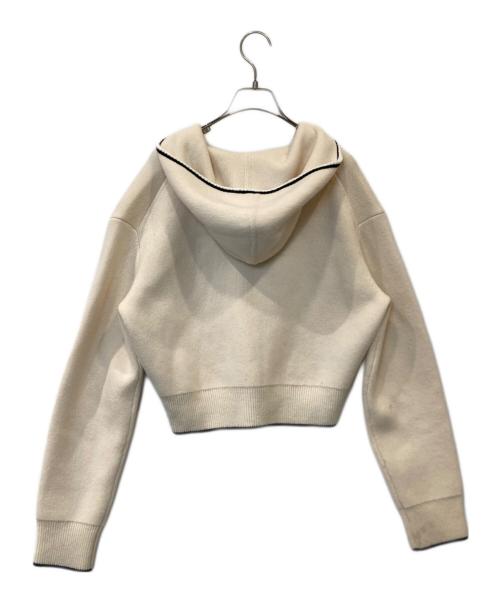 theory（セオリー）theory (セオリー) Lana Mouline Tweed Cardi　01-4403711 アイボリー サイズ:Sの古着・服飾アイテム