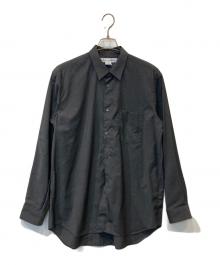 COMME des GARCONS SHIRT（コムデギャルソンシャツ）の古着「FOREVER WIDE CLASSIC ウールトロピカルレギュラーカラーシャツ FZ-B301」｜グレー