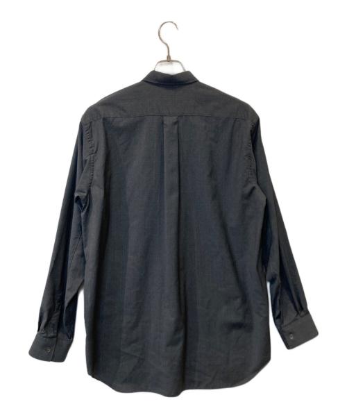 COMME des GARCONS SHIRT（コムデギャルソンシャツ）COMME des GARCONS SHIRT (コムデギャルソンシャツ) FOREVER WIDE CLASSIC ウールトロピカルレギュラーカラーシャツ FZ-B301 グレー サイズ:Mの古着・服飾アイテム