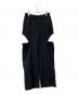 JOHN LAWRENCE SULLIVAN（ジョン ローレンス サリバン）の古着「WOOL HOLLOWED OUT TROUSERS　2C017-0122-11」｜ダークグレー