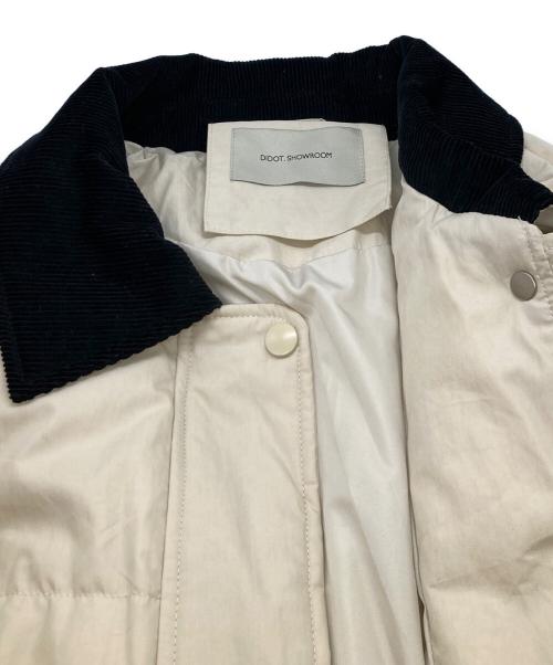 Didot.showroom（ディドットショールーム）Didot.showroom (ディドットショールーム) ダウンジャケット アイボリー サイズ:Fの古着・服飾アイテム