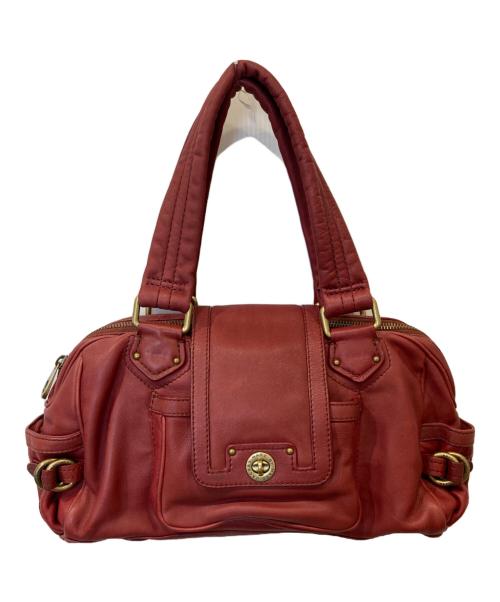Marc by Marc Jacobs（マークバイマークジェイコブス）Marc by Marc Jacobs (マークバイマークジェイコブス) レザーハンドバッグ ワインレッドの古着・服飾アイテム
