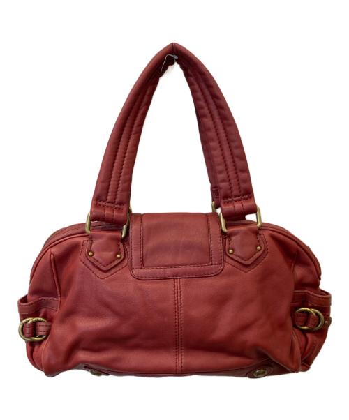 Marc by Marc Jacobs（マークバイマークジェイコブス）Marc by Marc Jacobs (マークバイマークジェイコブス) レザーハンドバッグ ワインレッドの古着・服飾アイテム