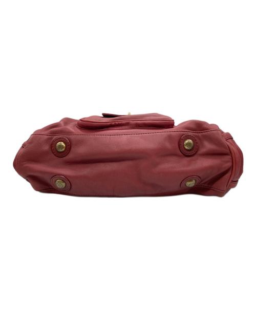 Marc by Marc Jacobs（マークバイマークジェイコブス）Marc by Marc Jacobs (マークバイマークジェイコブス) レザーハンドバッグ ワインレッドの古着・服飾アイテム