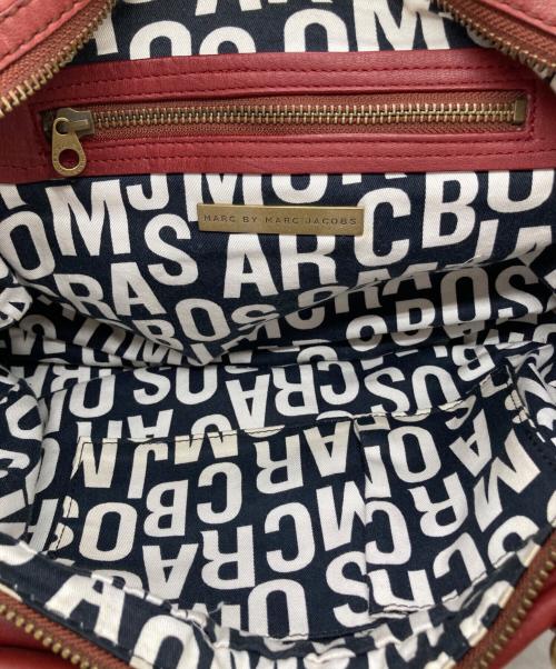 Marc by Marc Jacobs（マークバイマークジェイコブス）Marc by Marc Jacobs (マークバイマークジェイコブス) レザーハンドバッグ ワインレッドの古着・服飾アイテム