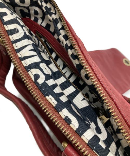 Marc by Marc Jacobs（マークバイマークジェイコブス）Marc by Marc Jacobs (マークバイマークジェイコブス) レザーハンドバッグ ワインレッドの古着・服飾アイテム