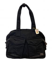 PORTER×LOVE&PEACE（ポーター×ラブアンドピース）の古着「BOSTON BAG(S) 705-07688」｜ブラック