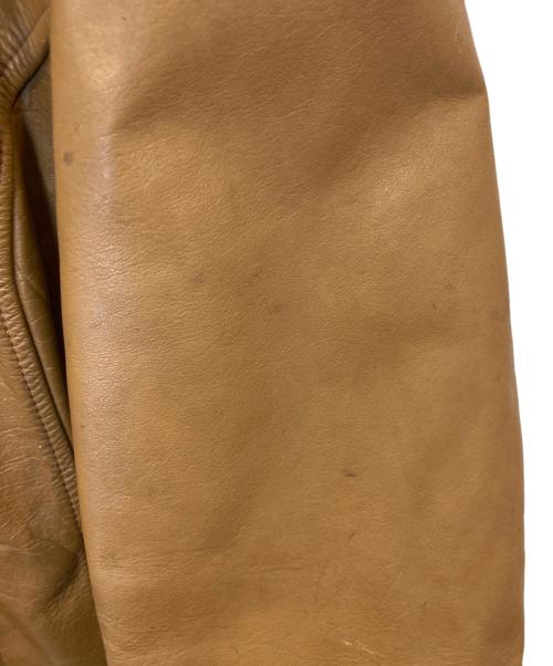 Brooks Leather Sportswear（ブルックス）Brooks Leather Sportswear (ブルックス) シングルライダースジャケット キャラメル サイズ:不明の古着・服飾アイテム
