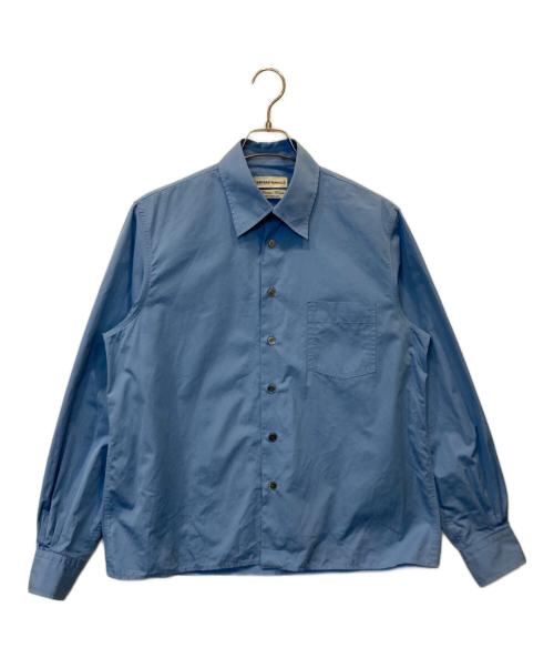camisas manolo（カミサス マノロ）CAMISAS MANOLO (カミサス マノロ) CAMPO SHIRT カンポシャツ  スカイブルー サイズ:44の古着・服飾アイテム