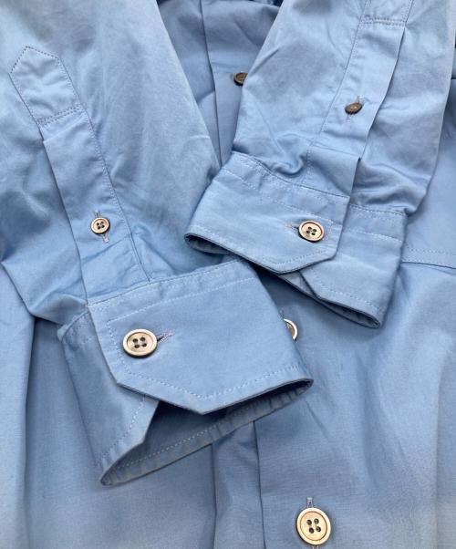 camisas manolo（カミサス マノロ）CAMISAS MANOLO (カミサス マノロ) CAMPO SHIRT カンポシャツ  スカイブルー サイズ:44の古着・服飾アイテム