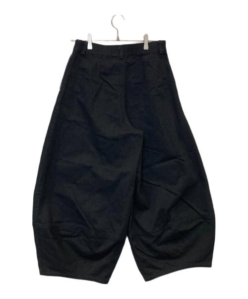 ZUCCA（ズッカ）ZUCCA (ズッカ) ワイドデニムパンツ 	ZU23FF427 ブラック サイズ:Mの古着・服飾アイテム