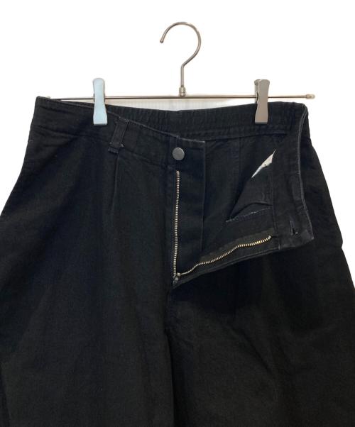 ZUCCA（ズッカ）ZUCCA (ズッカ) ワイドデニムパンツ 	ZU23FF427 ブラック サイズ:Mの古着・服飾アイテム