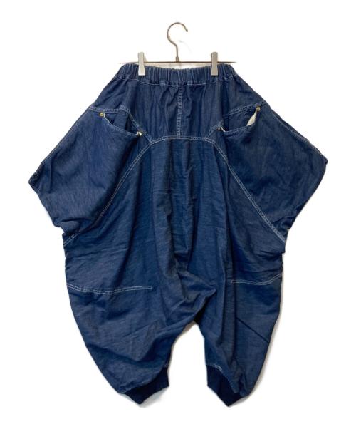 eriutsugi（エリウツギ）eriutsugi (エリウツギ) サルエルパンツ EU22-HP01-2 インディゴ サイズ:FREEの古着・服飾アイテム