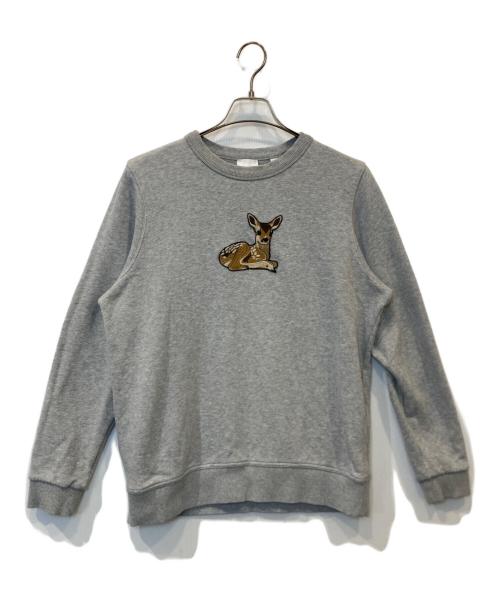 BURBERRY LONDON（バーバリーロンドン）BURBERRY LONDON (バーバリーロンドン) バンビワッペンスウェット 8032117 グレー サイズ:Mの古着・服飾アイテム