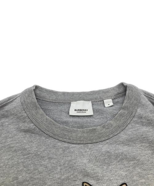 BURBERRY LONDON（バーバリーロンドン）BURBERRY LONDON (バーバリーロンドン) バンビワッペンスウェット 8032117 グレー サイズ:Mの古着・服飾アイテム