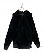 Y-3ワイスリー）の古着「VELVET FULL ZIP HOODIE」｜ブラック