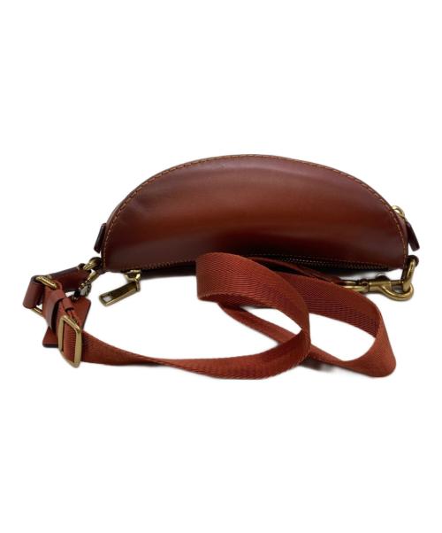 COACH（コーチ）COACH (コーチ) シグネチャーボディバッグ 39937 ベージュ×ブラウンの古着・服飾アイテム