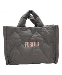 furfur（ファーファー）の古着「ハートキルティングバッグ RWGB244520」｜グレー
