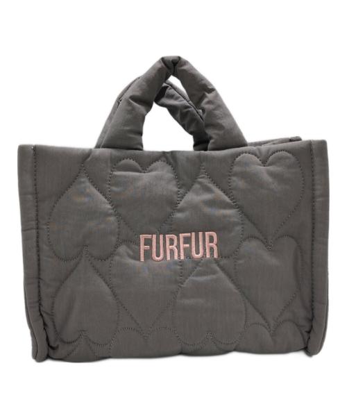 furfur（ファーファー）furfur (ファーファー) ハートキルティングバッグ RWGB244520 グレーの古着・服飾アイテム