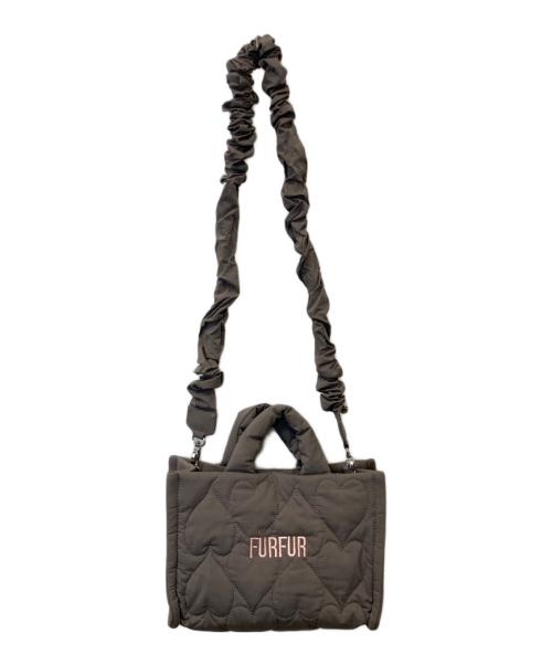 furfur（ファーファー）furfur (ファーファー) ハートキルティングバッグ RWGB244520 グレーの古着・服飾アイテム