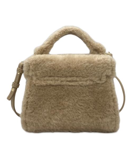 CELFORD（セルフォード）CELFORD (セルフォード) Paddington (パディントン) 【リュタン】ビジュースタッズボアポシェット GWGB255501 ベージュの古着・服飾アイテム