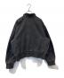 adidas (アディダス) スタジアム ウォッシュドデニム ルーズフィット ジャケット　KV0626 ブラック サイズ:XL：10000円