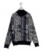 PEARLY GATESパーリーゲイツ）の古着「光栓フルジップニットジャケット　055-4172304」｜ブラック
