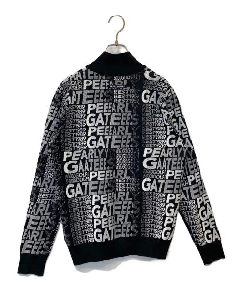 PEARLY GATES（パーリーゲイツ）PEARLY GATES (パーリーゲイツ) 光栓フルジップニットジャケット　055-4172304 ブラック サイズ:2の古着・服飾アイテム