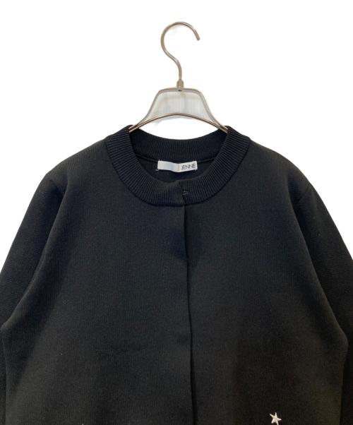 JENNE（ジェンヌ）JENNE (ジェンヌ) 星刺繍ニットジャケット　gfa24aw-jk19 ブラック サイズ:Lの古着・服飾アイテム