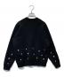 JENNE (ジェンヌ) 星刺繍ニットジャケット　gfa24aw-jk19 ブラック サイズ:L：7000円