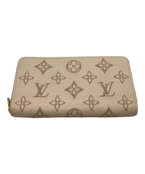 LOUIS VUITTON（ルイ ヴィトン）LOUIS VUITTON (ルイ ヴィトン) ジッピー・ウォレット LVブロデリー・アングレーズ / 長財布 M82471 ベージュの古着・服飾アイテム