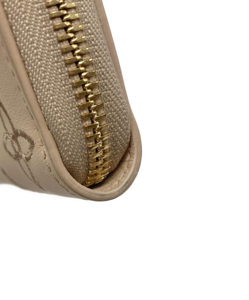 LOUIS VUITTON（ルイ ヴィトン）LOUIS VUITTON (ルイ ヴィトン) ジッピー・ウォレット LVブロデリー・アングレーズ / 長財布 M82471 ベージュの古着・服飾アイテム