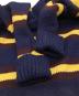 中古・古着 POLO RALPH LAUREN (ポロ・ラルフローレン) ウールボーダーニット ネイビー サイズ:M：8000円