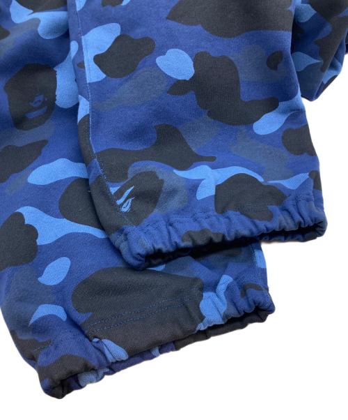 A BATHING APE（アベイシングエイプ）A BATHING APE (アベイシングエイプ) カモフラスウェットジョガーパンツ 001PTL801005M ネイビー サイズ:XLの古着・服飾アイテム