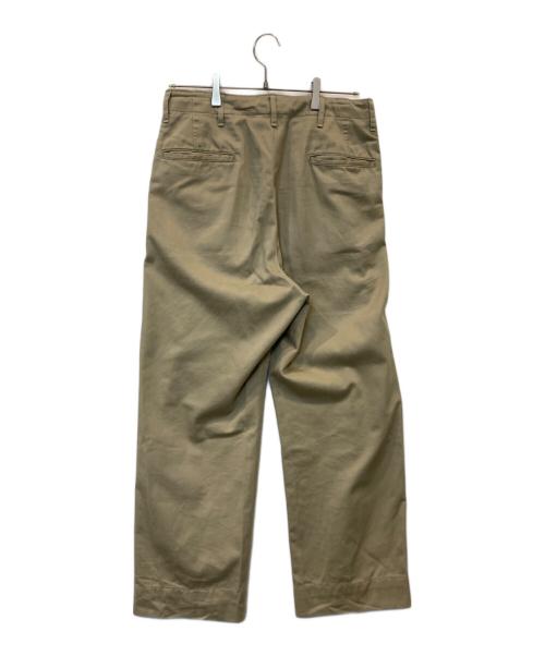 COMOLI（コモリ）COMOLI (コモリ) KHAKI CHINO PANTS カーキ チノ パンツ Z01-03014 ベージュ サイズ:2の古着・服飾アイテム