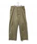 COMOLI（コモリ）の古着「KHAKI CHINO PANTS カーキ チノ パンツ Z01-03014」｜ベージュ