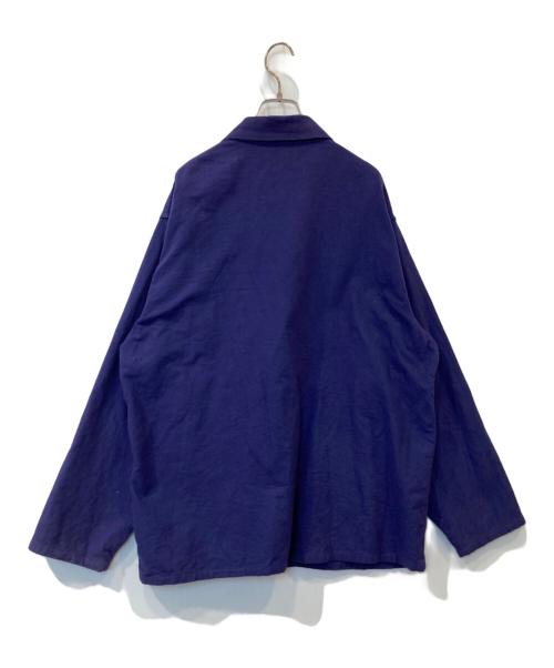 COMOLI（コモリ）COMOLI (コモリ) コットンネル ワークジャケット パープル サイズ:2の古着・服飾アイテム