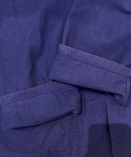 COMOLI（コモリ）COMOLI (コモリ) コットンネル ワークジャケット パープル サイズ:2の古着・服飾アイテム
