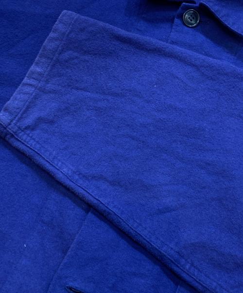 COMOLI（コモリ）COMOLI (コモリ) コットンネル ワークジャケット パープル サイズ:2の古着・服飾アイテム