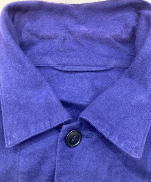 COMOLI（コモリ）COMOLI (コモリ) コットンネル ワークジャケット パープル サイズ:2の古着・服飾アイテム