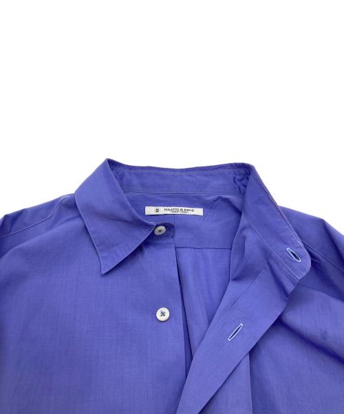 MAATEE&SONS（マーティーアンドサンズ）MAATEE&SONS (マーティーアンドサンズ) REGULAR COLLAR ELIZABETH レギュラーカラー エリザベス MT3103-0601A パープル サイズ:2の古着・服飾アイテム