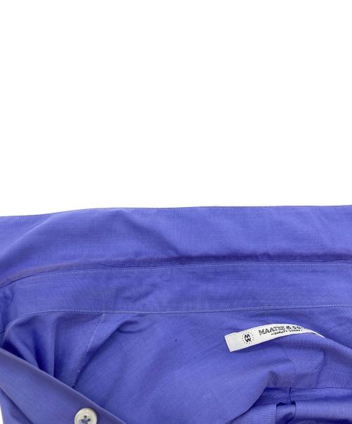 MAATEE&SONS（マーティーアンドサンズ）MAATEE&SONS (マーティーアンドサンズ) REGULAR COLLAR ELIZABETH レギュラーカラー エリザベス MT3103-0601A パープル サイズ:2の古着・服飾アイテム
