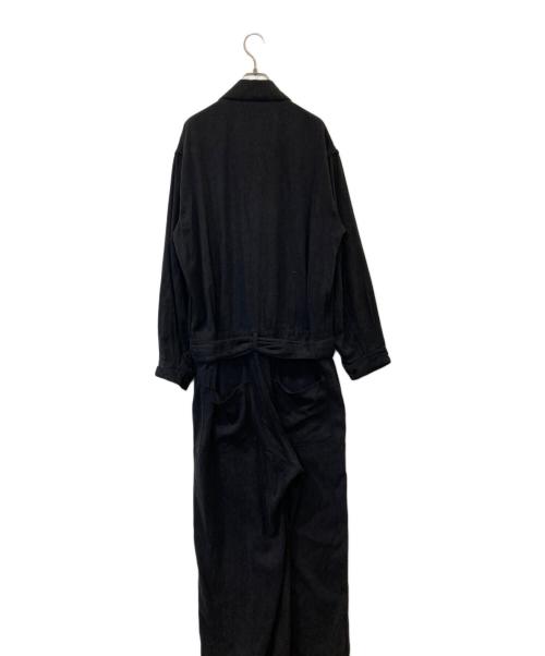 COMOLI（コモリ）COMOLI (コモリ) シルクネップオールインワン ブラック サイズ:2の古着・服飾アイテム