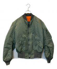 ALPHA（アルファ）の古着「MA-1ジャケット 0615-00573-8335」｜カーキ