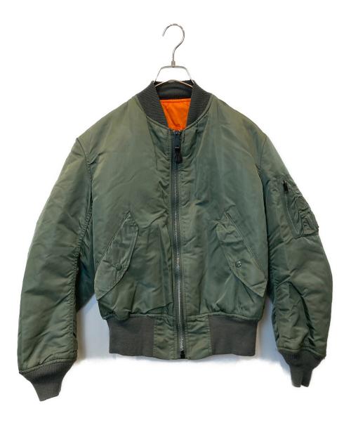 ALPHA（アルファ）ALPHA (アルファ) MA-1ジャケット 0615-00573-8335 カーキ サイズ:Sの古着・服飾アイテム