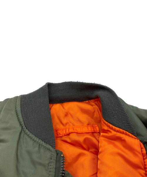 ALPHA（アルファ）ALPHA (アルファ) MA-1ジャケット 0615-00573-8335 カーキ サイズ:Sの古着・服飾アイテム
