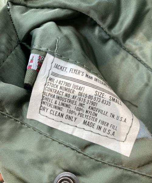 ALPHA（アルファ）ALPHA (アルファ) MA-1ジャケット 0615-00573-8335 カーキ サイズ:Sの古着・服飾アイテム