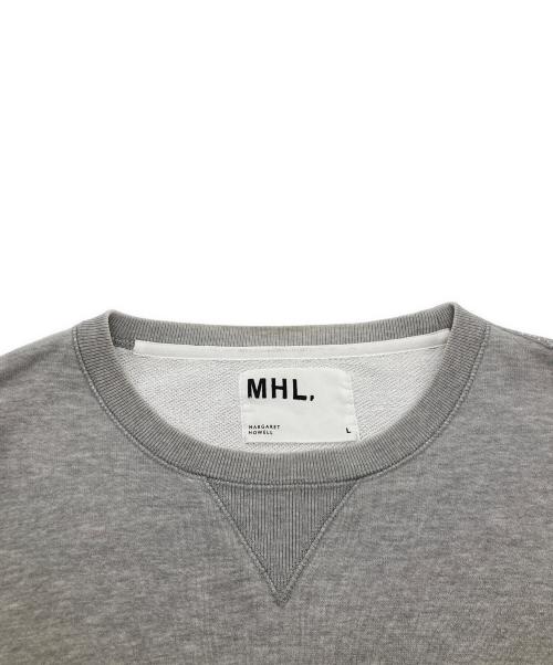 MHL（マーガレットハウエル）MHL (マーガレットハウエル) LOOPWHEELER (ループウィラー) クルーネックスウェット 596-7166509 グレー サイズ:Lの古着・服飾アイテム